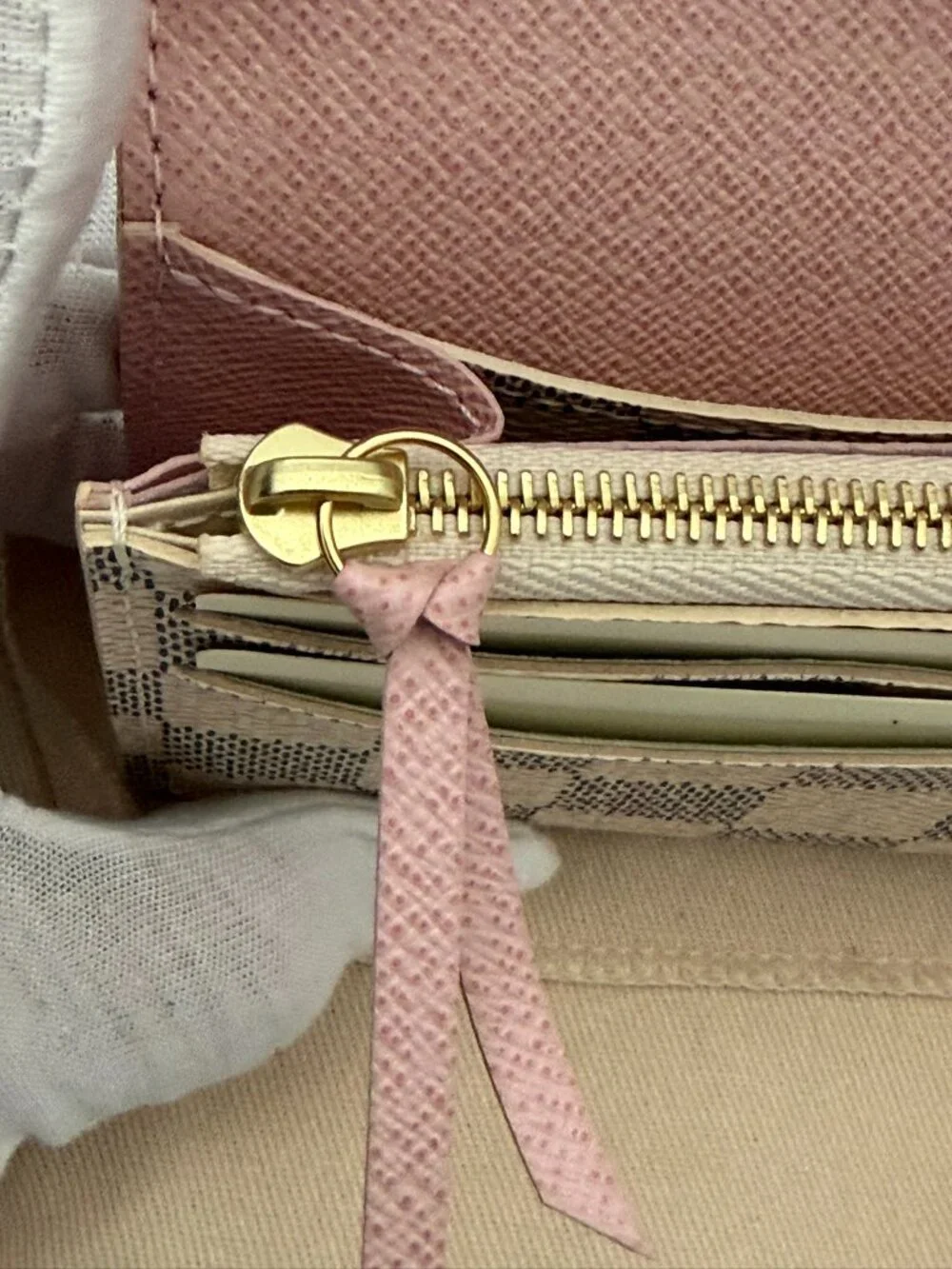 Louis Vuitton Emilie Damier N41625 Azur Canvas Wallet